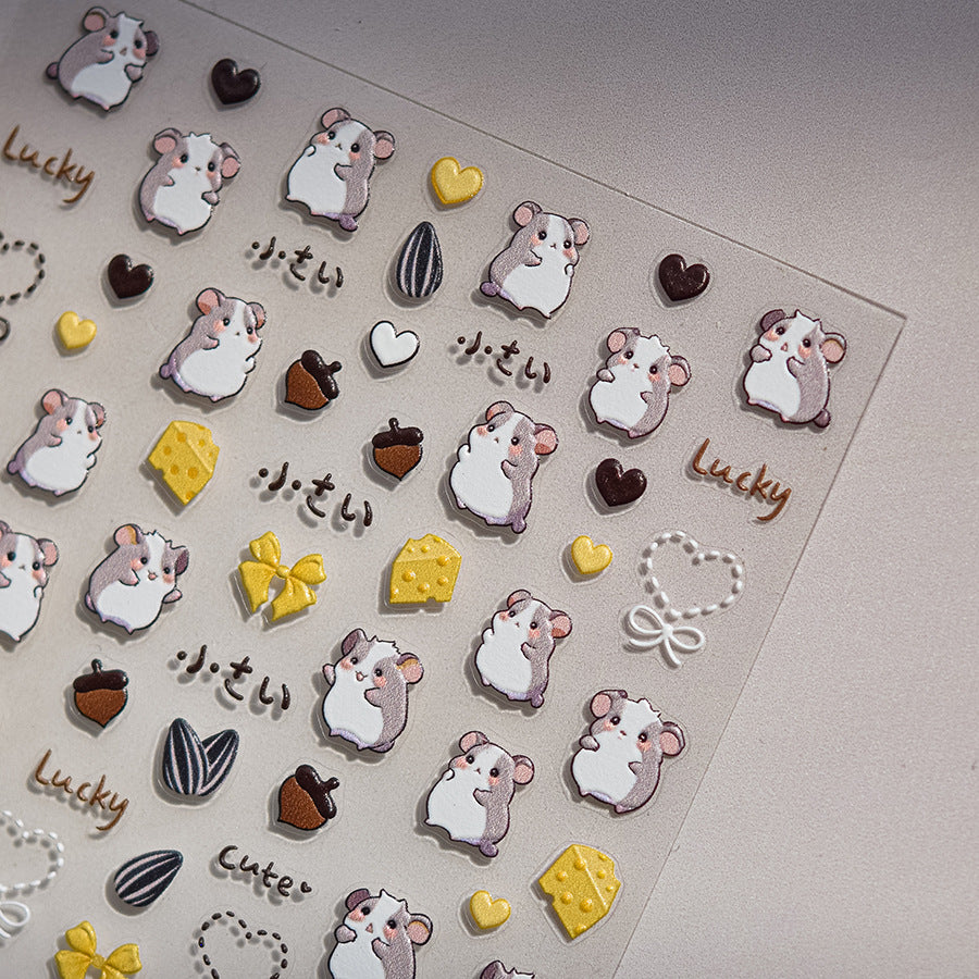 365nails: "Floral Corgi" – nail art stickers