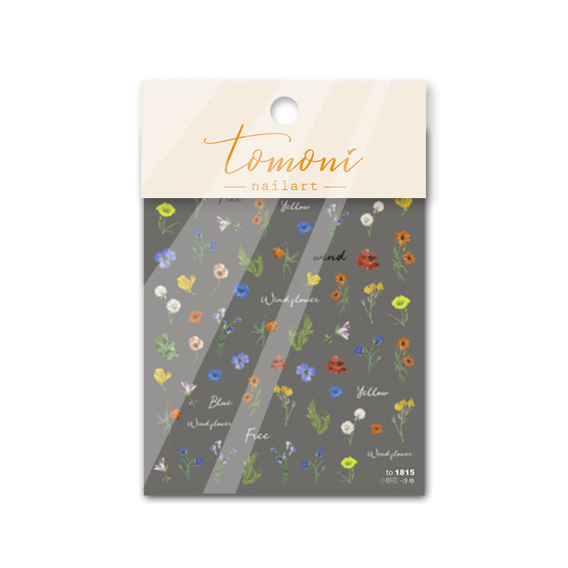 Watercolor Wildflower – Romantic Fresh Nail Art Set