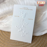 Embossed Gold Cotton Display Cards for Press On Nails (MOQ=50)