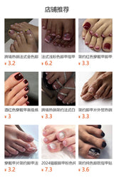 Wear nail and toenail pieces, flash diamond, flash manicure, toenail pieces, toenails
