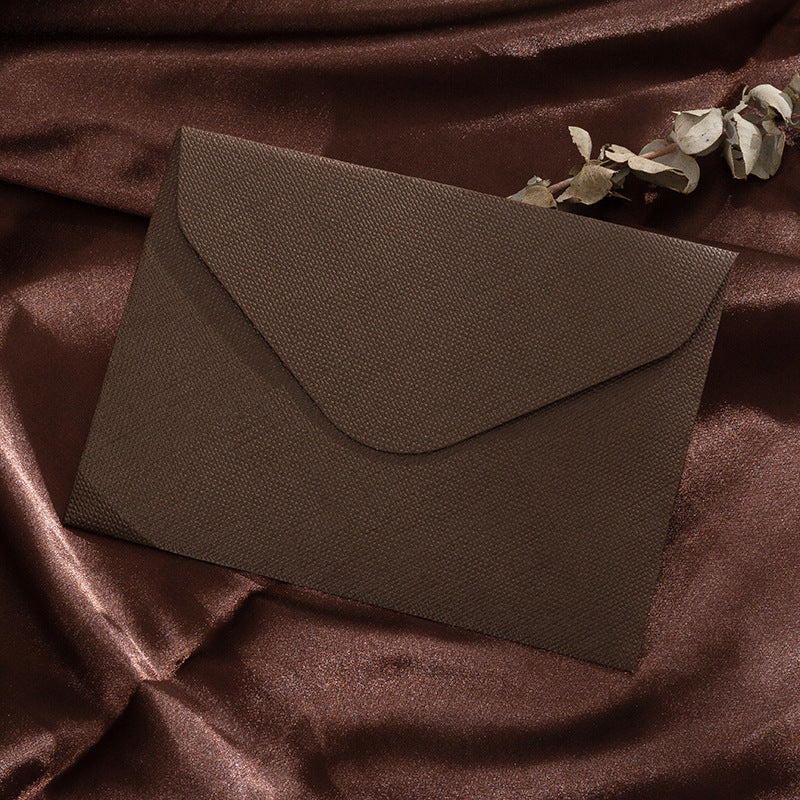 Vintage Textured Thank You Envelope With Wax Seal Style (MOQ=2)