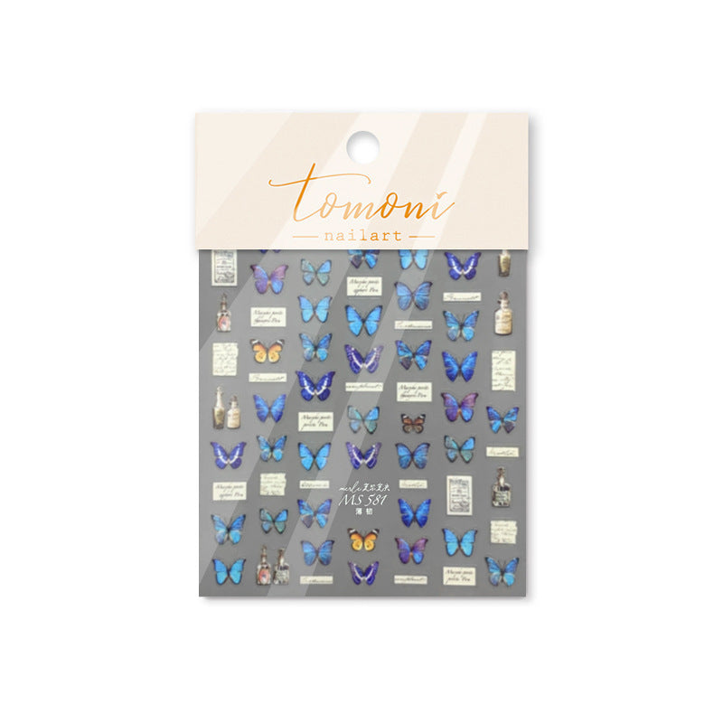 365nails: "Vintage Purple Butterfly" – nail art stickers