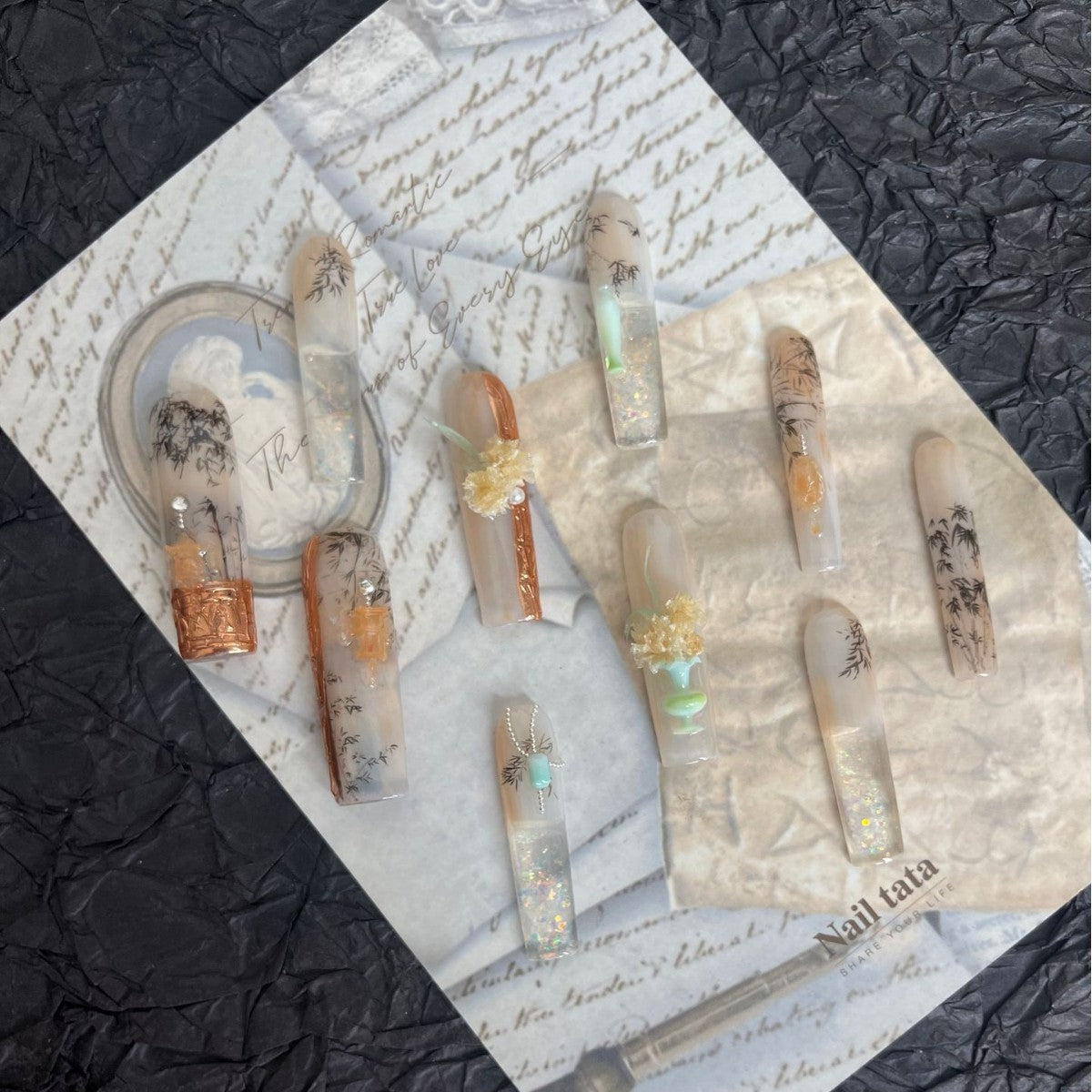 The Art Edit · Ink Bamboo & Amber Gleam