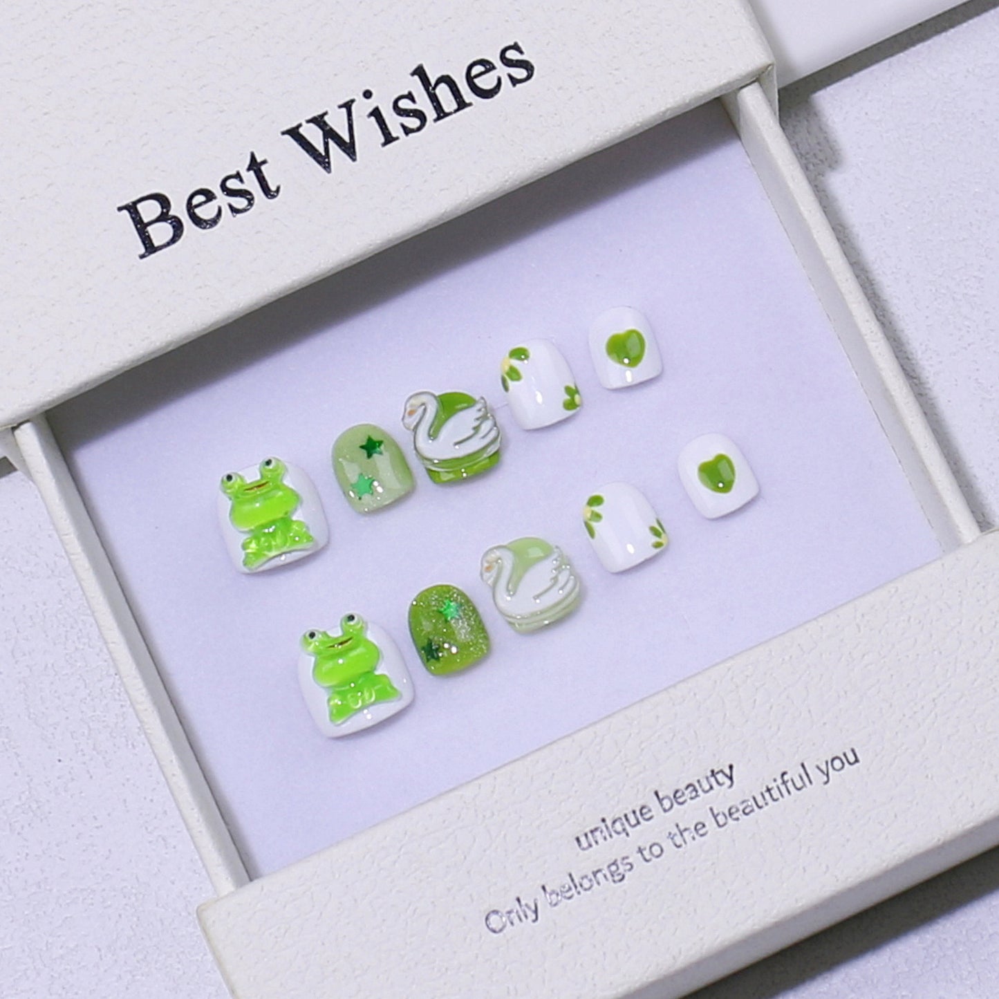 Children's special cute cartoon nail art 3-12 years old girls and children nail art film