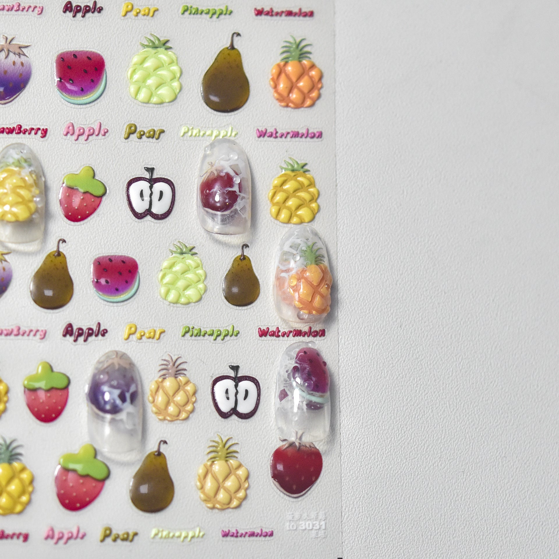 365nails: "Cute Jelly Bunny Monster" – nail art stickers