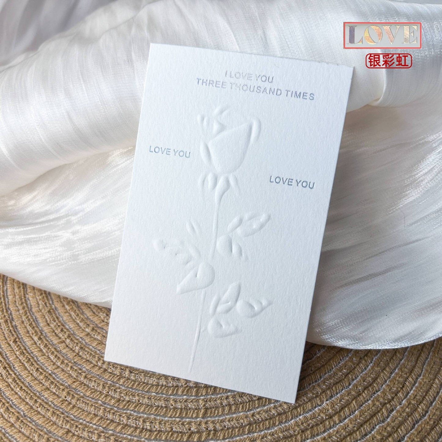 Embossed Gold Cotton Display Cards for Press On Nails (MOQ=50)