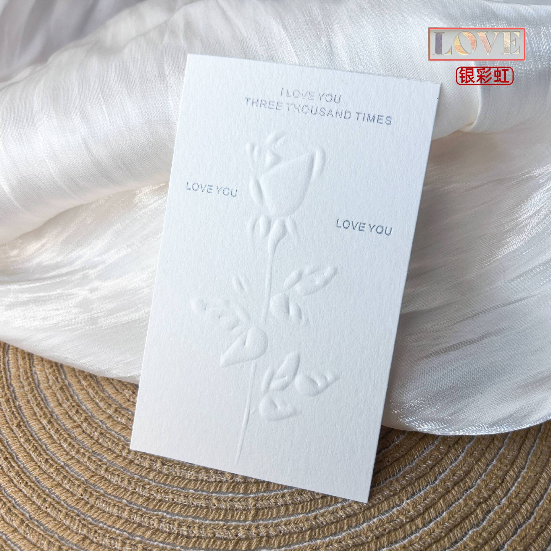 Embossed Gold Cotton Display Cards for Press On Nails (MOQ=50)