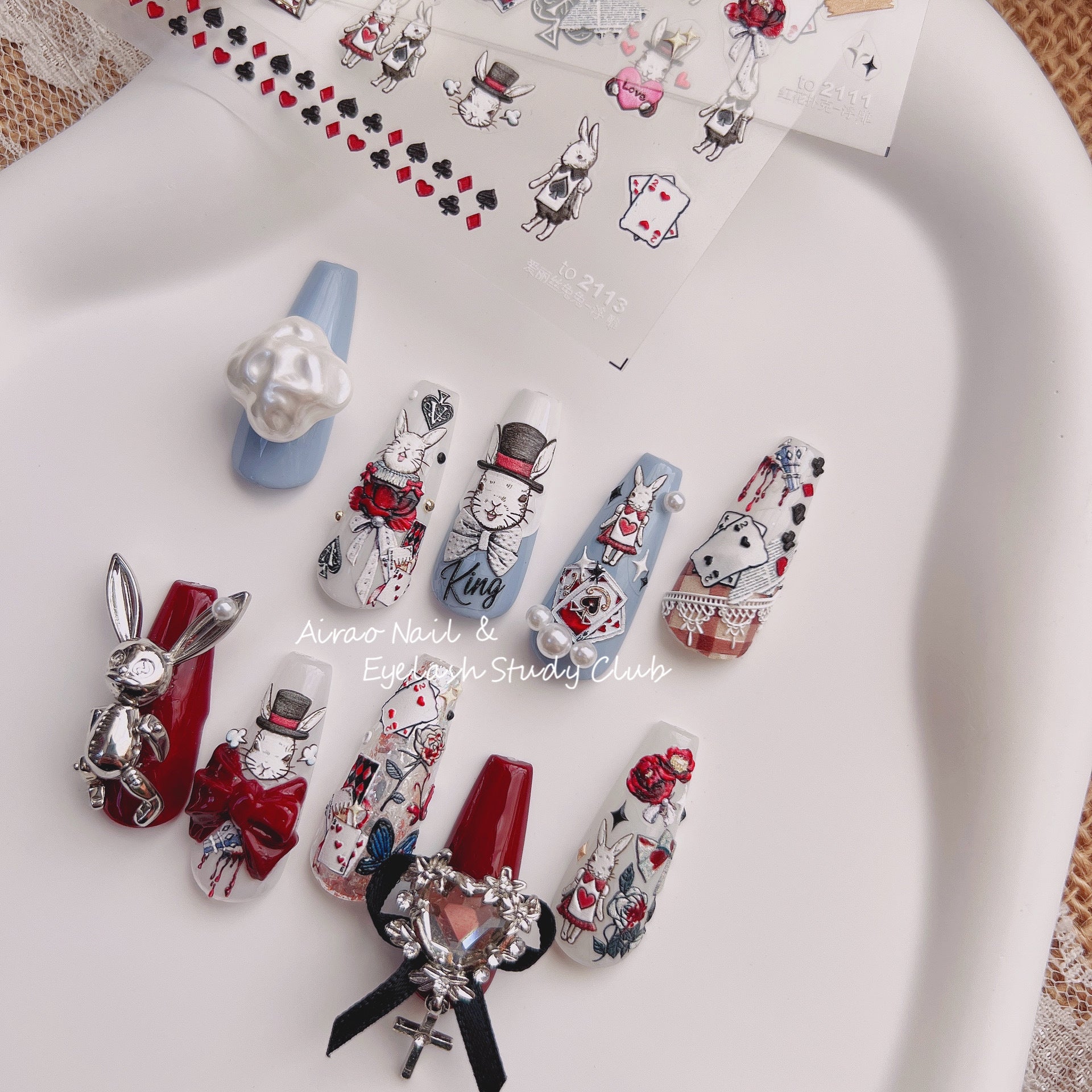 Bunny Multi-Role Play – Cute Cartoon Nail Art Set