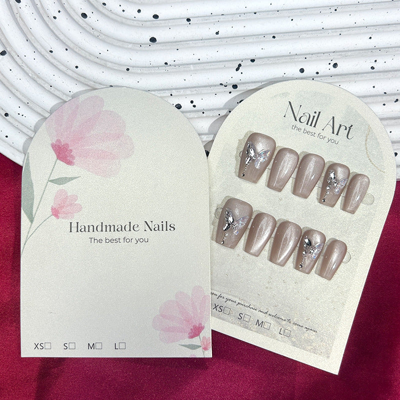 Arch Pearl Shimmer Press On Nail Display Cards (MOQ=50)