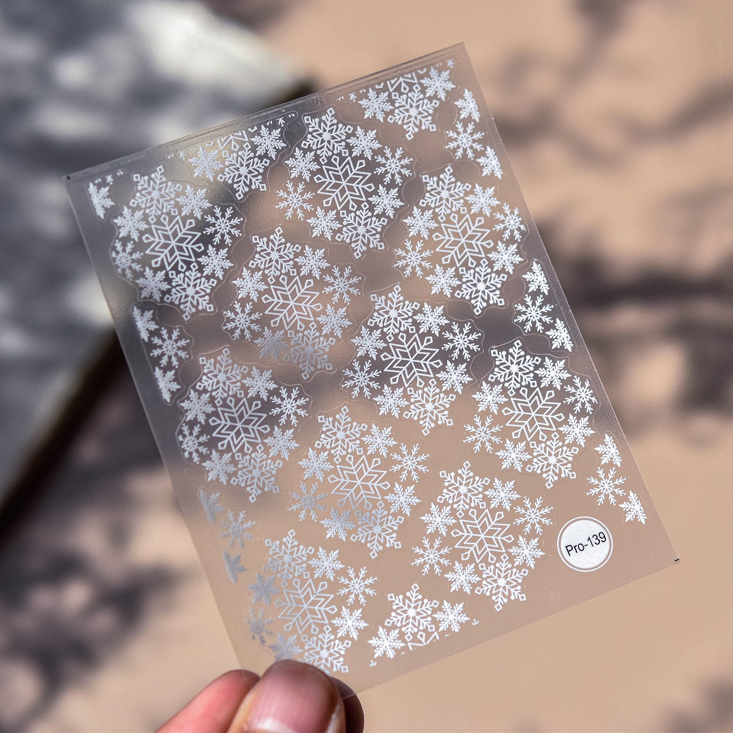 Cozy Knitwear: "Winter Warmth" – 5D Embossed Nail Sticker