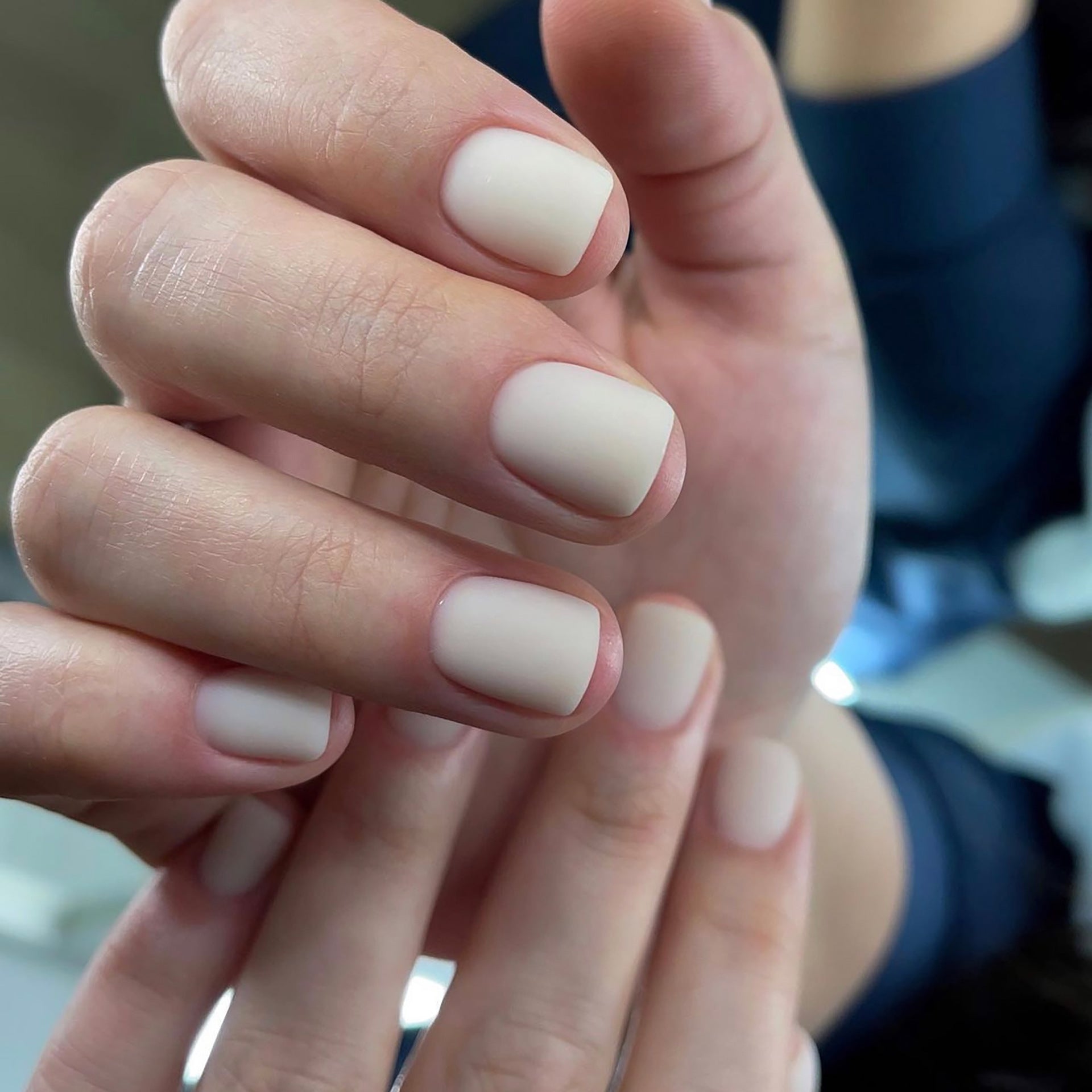 磨砂可拆式單色方形穿戴甲｜365nails