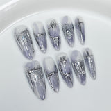 Handemade press on nails Heavy Industry Watercolor Embossed Butterfly Nail Patch  Patch Yiwu Nail Art Wholesale｜365nails