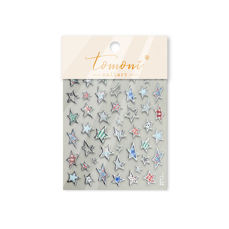 365nails: "Neon Star Rhinestone" – Nail Art Stickers