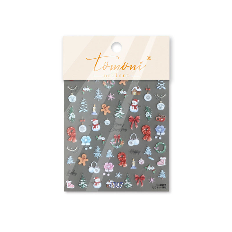 365nails: "Acogedoras fiestas de invierno" – pegatinas para uñas