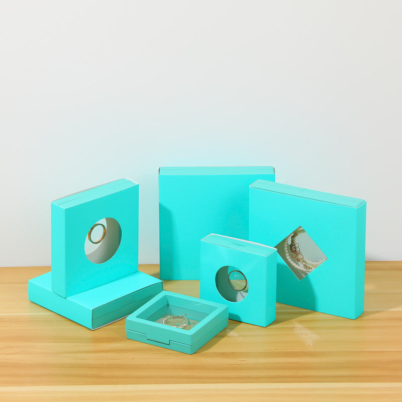 Minimal Transparent Display Box for Press On Nail Packaging