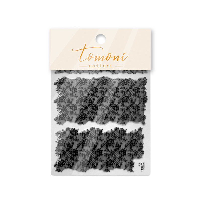 365nails : « Set gaufré Dentelle Florale Vintage » – Autocollants pour ongles