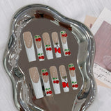 Pure handmade press on nails   nail art fake nails beauty | 365nails