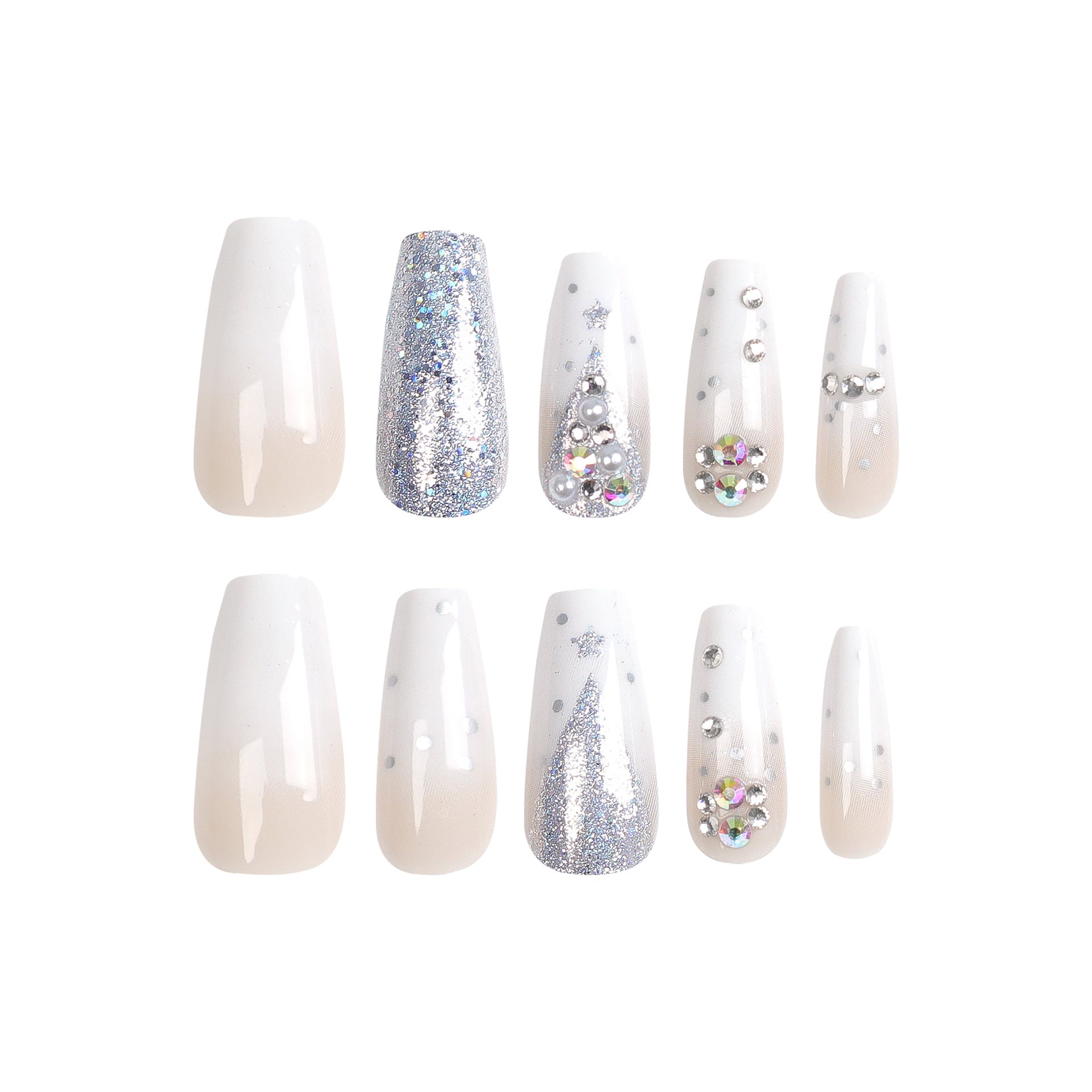 Venta al por mayor de uñas postizas cortas, producto terminado, uñas navideñas, uñas removibles y usables, 24 piezas al por mayor | 365nails