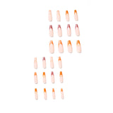 French manicure coffee color matching false nail polka dot series  false nail  direct supply｜365nails