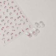 365nails: "kawaii visage mignon emoji en relief" – Autocollants pour ongles