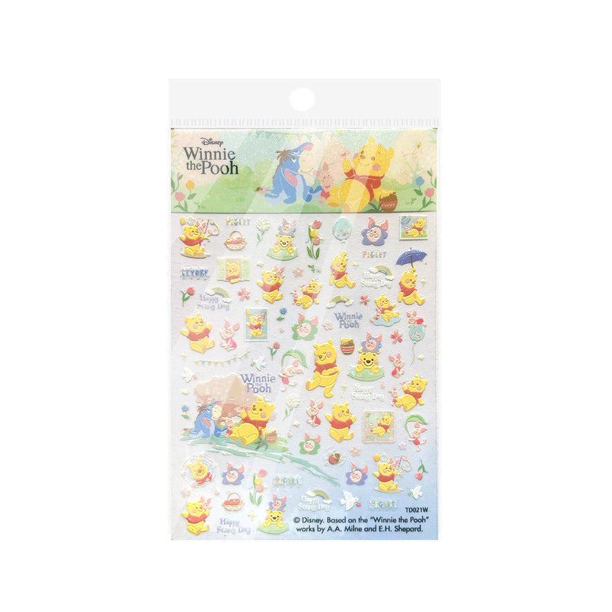 Winnie the Pooh: "Hundred Acre Wood" – 3D Embossed Sticker