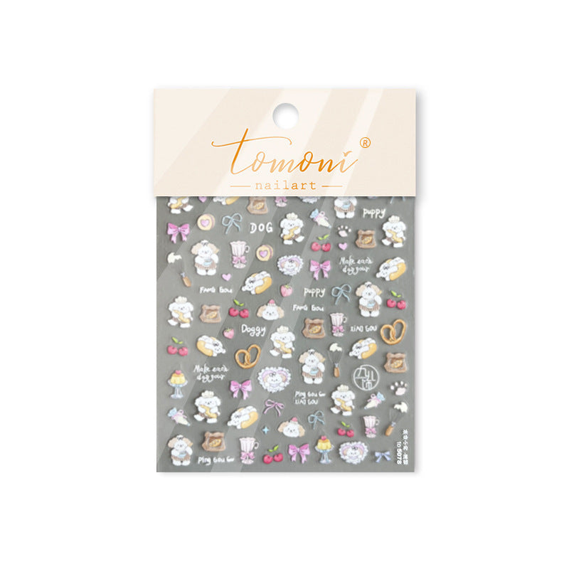 365nails: "Embossed Cute Garden" – Nail Art Stickers