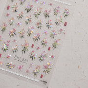 365nails: 빈티지 장미 입체 – 네일 아트 스티커