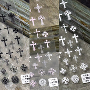 365nails: "Symbole croix gothique" – Autocollants de nail art