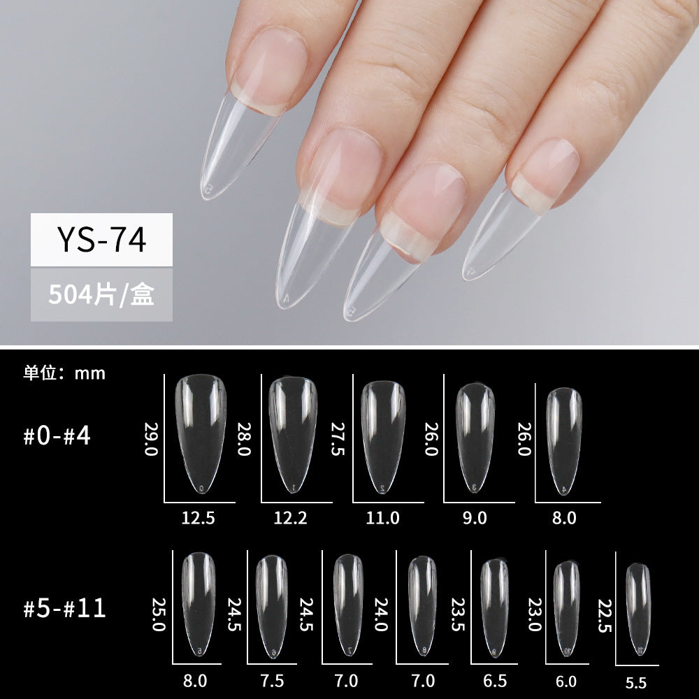 Seamless Collection: "Crystal Clear" – Invisible Multi-Shape Press-On Nail Tips