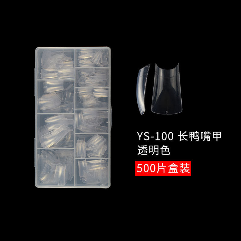 Drama Collection: "YS-100 Long Duck" – Long Duck Bill Nail Tips (500pcs Bag)