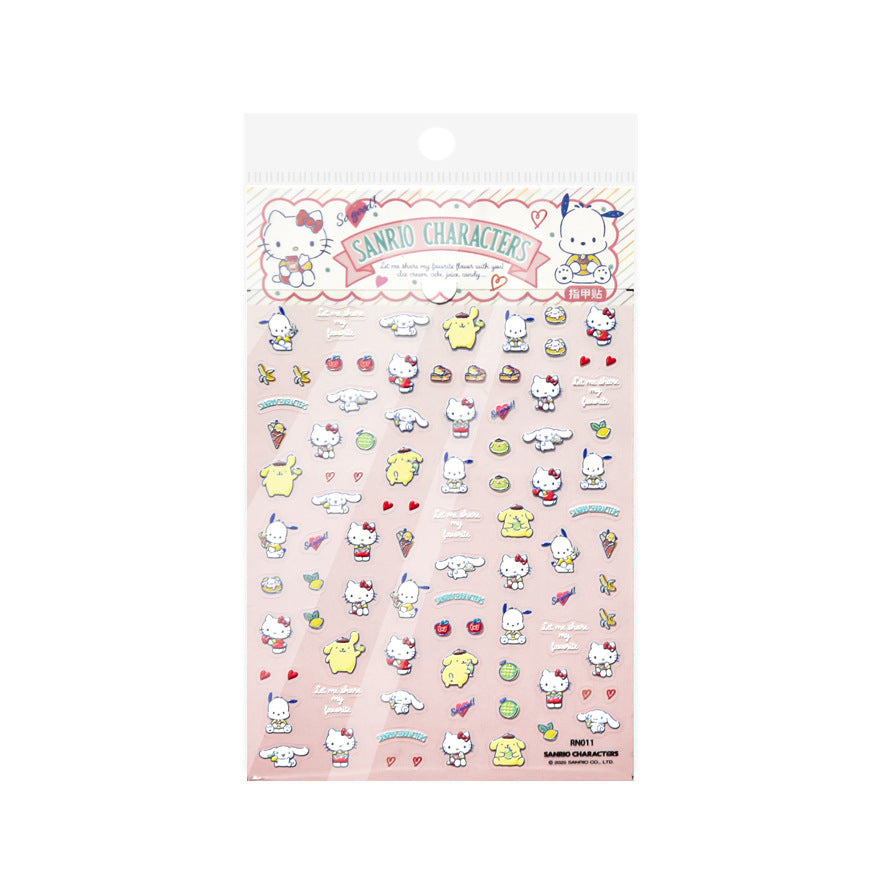 Sanrio Pochacco Carnival – 可愛3D浮雕美甲貼紙