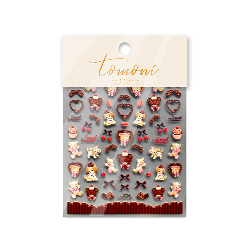 Sweet Teddy Bakery – Kawaii Nail Art Set