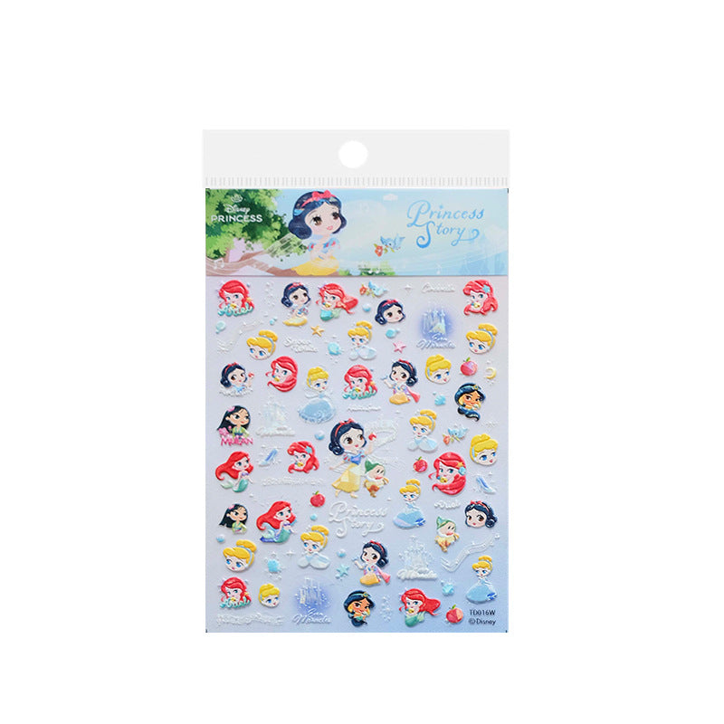 365nails: "Disney Princess Story" – nail art stickers