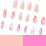 French Nude Whitening nails Art Fake nails Internet celebrities ins Wind press on nails Removable nails Film Finished Product Wholesale｜365nails