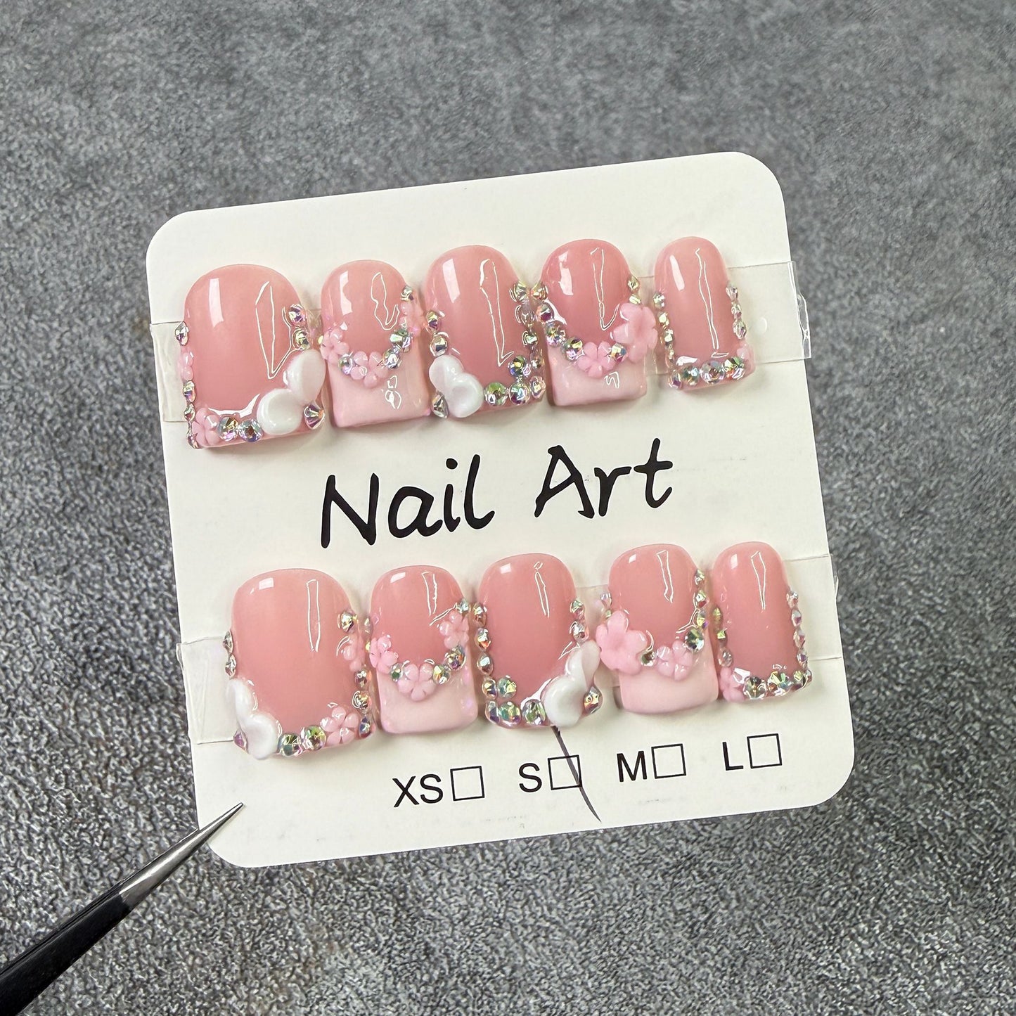 Sweetheart Blossom Series Press-On Nails