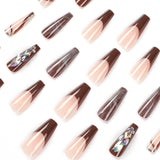 Almofadas longas de balé com strass para manchas de unhas Produtos de arte para unhas no atacado Almofadas de unhas avançadas para arte ｜ 365nails