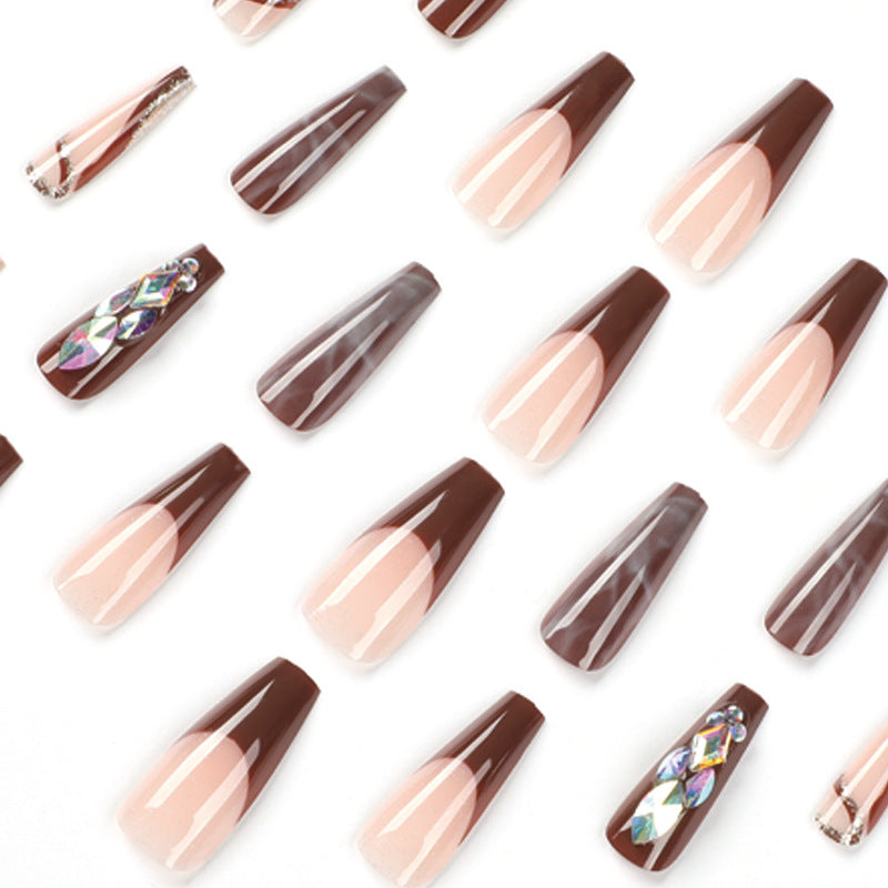 Almofadas longas de balé com strass para manchas de unhas Produtos de arte para unhas no atacado Almofadas de unhas avançadas para arte ｜ 365nails