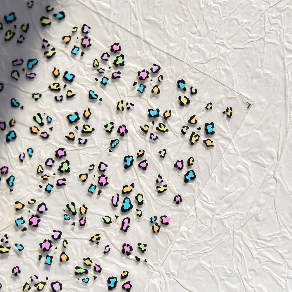 365nails: "Neon Leopard Print" – Nail Art Stickers