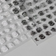 365nails: "레이스 로즈 & 스크립트" – 네일 아트 스티커