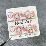 Petal Grace Shell Series Press-On Nails
