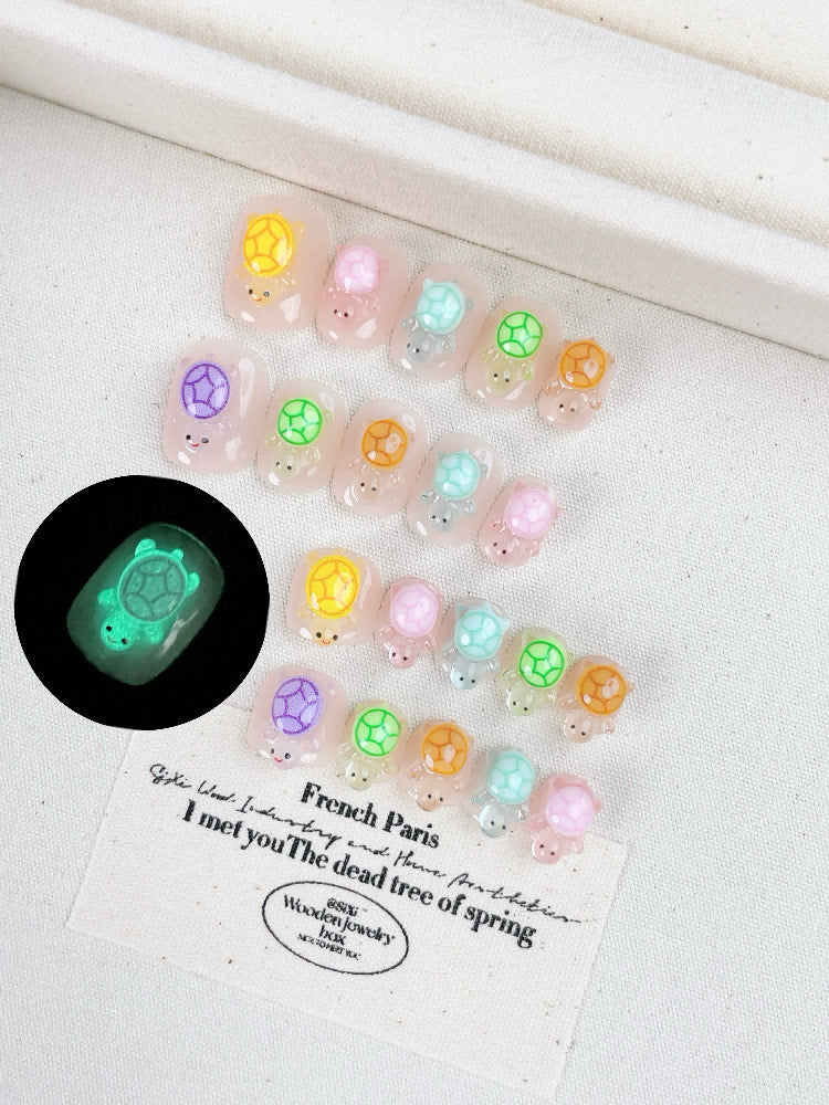 Children's special cute cartoon nail art 3-12 years old girls and children nail art film