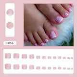 Unhas postiças francesas simples e puras com diamante rosa, modelo de unhas postiças estilo armadura, estilo doce para meninas, peça de unha postiça ｜365nails