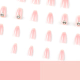 Almohadillas para uñas de color rosa con cambio gradual, almohadillas para uñas al por mayor, almohadillas para uñas terminadas, uñas avanzadas extraíbles | 365nails