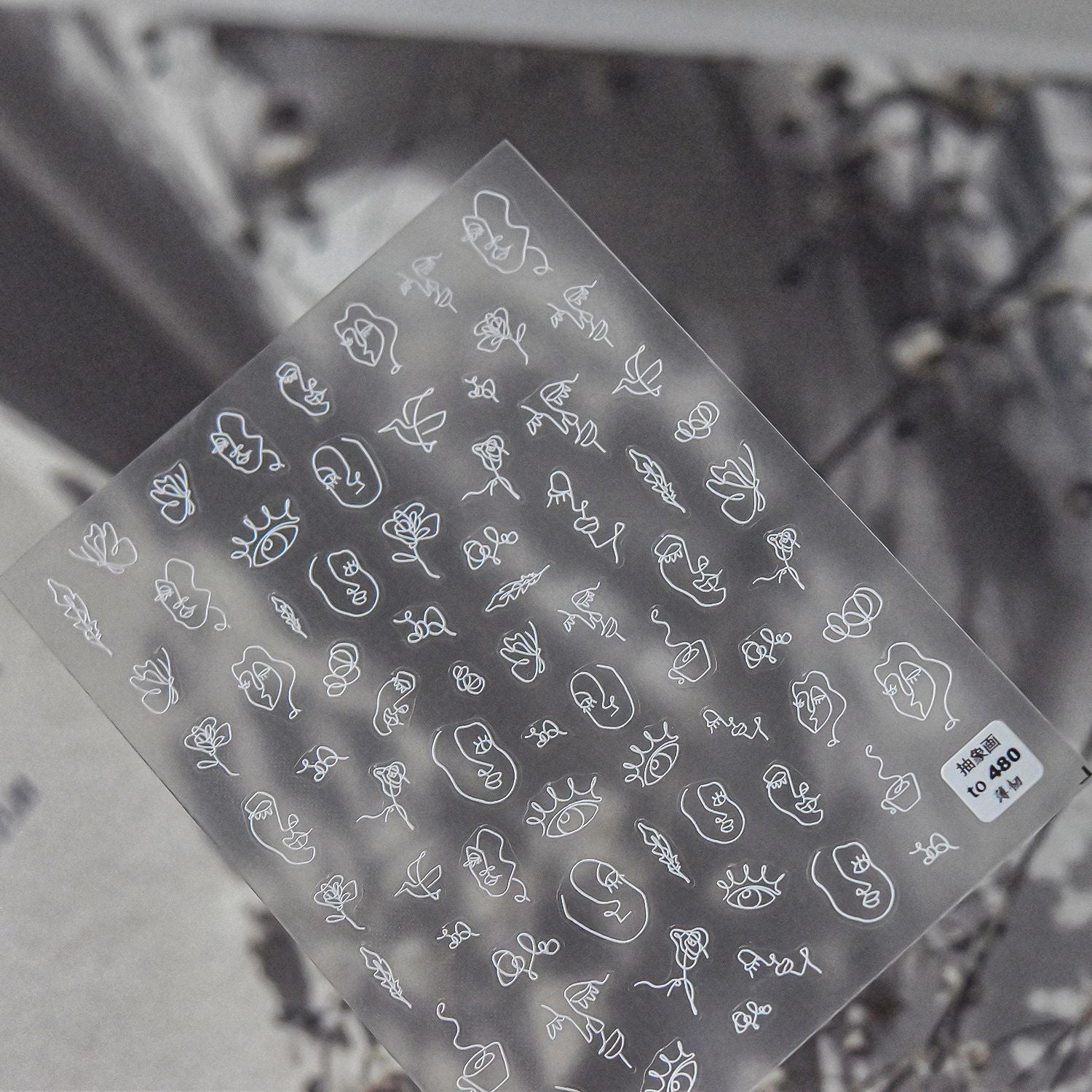 Vintage Monogram Buttons: "Retro Letter Button" – 5D Embossed Nail Sticker