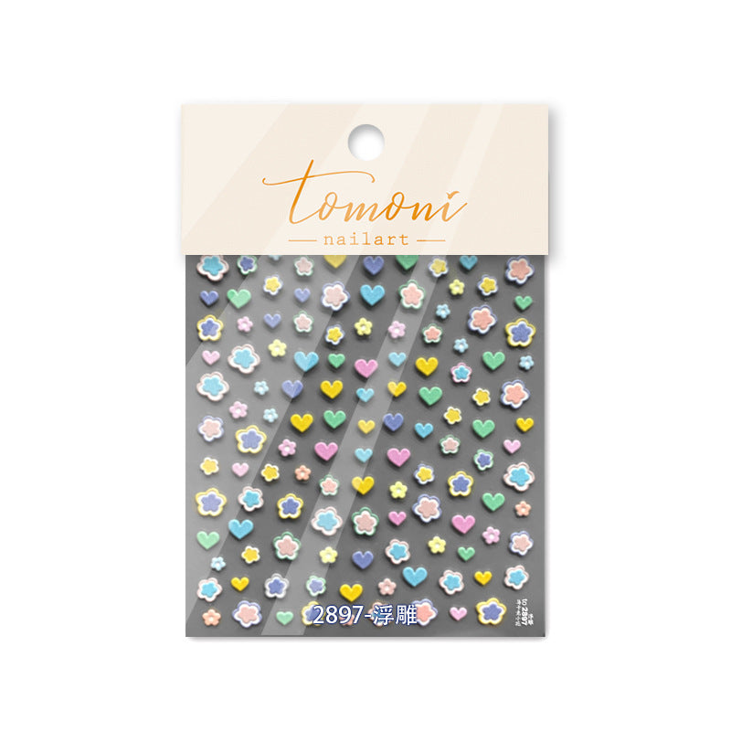365nails: "Pastel Rainbow Star" – nail art stickers