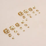 Cute short Press-on toenails nail milk coffee chestnut color complementary flower fake nail summer must wear nail Press-on toenails nail piece｜365nails