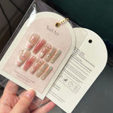 Double‑Layer Arch Nail Display Card – Premium INS‑Style Background Card for Press‑On Nails