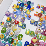 365nails: "Colorful Smiley & Daisy" – nail art stickers