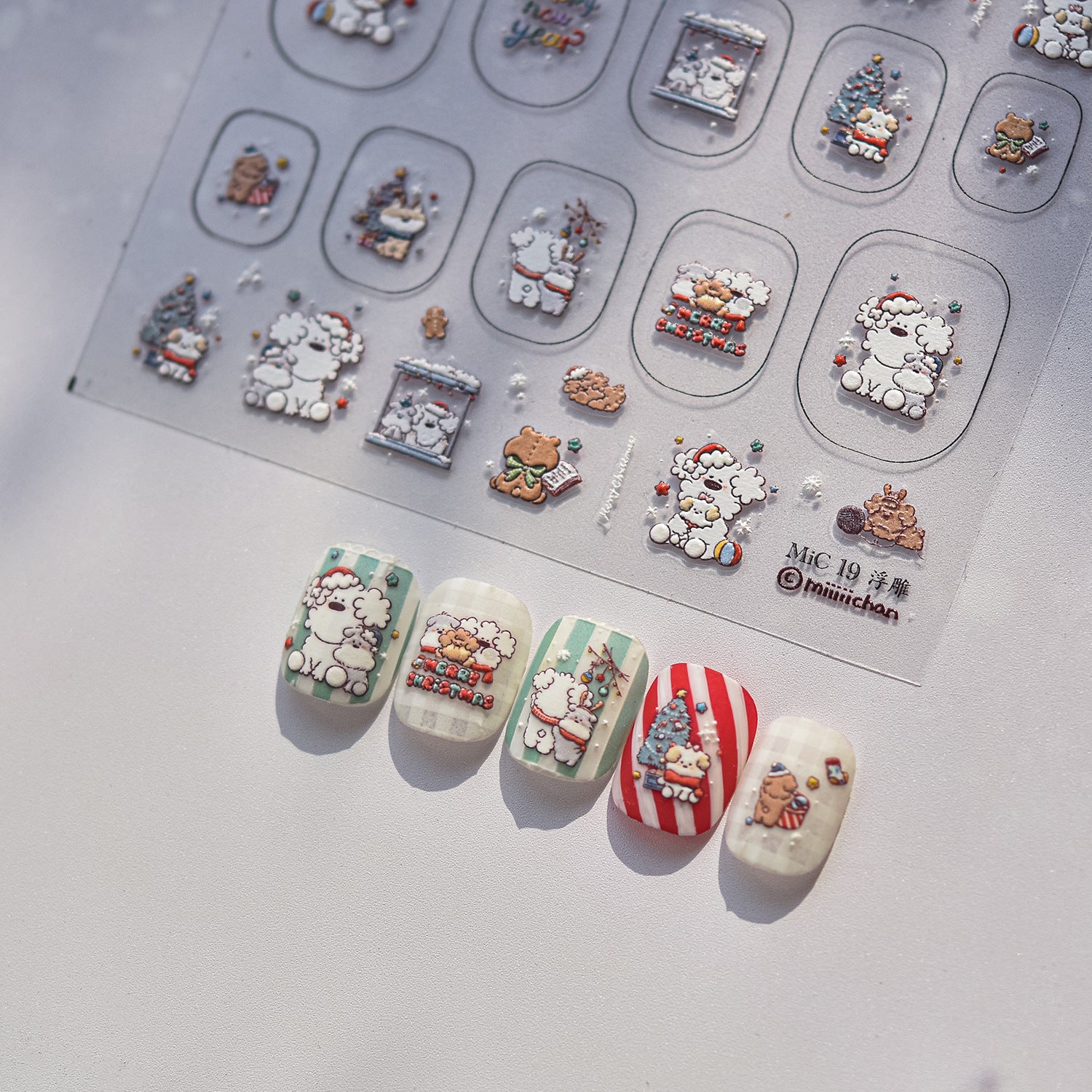 365nails: "Miiiichan Winter Friends" – nail art stickers
