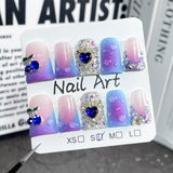 Duckbill Shape nail ice transparent French blush nail sweet and cool hot girl personalized handmade armor factory wholesale｜365nails